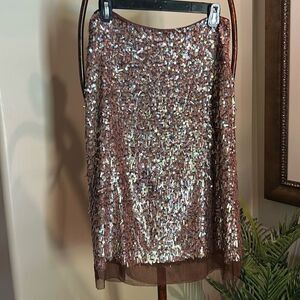 SAJA Sequined Festival Skirt NWT